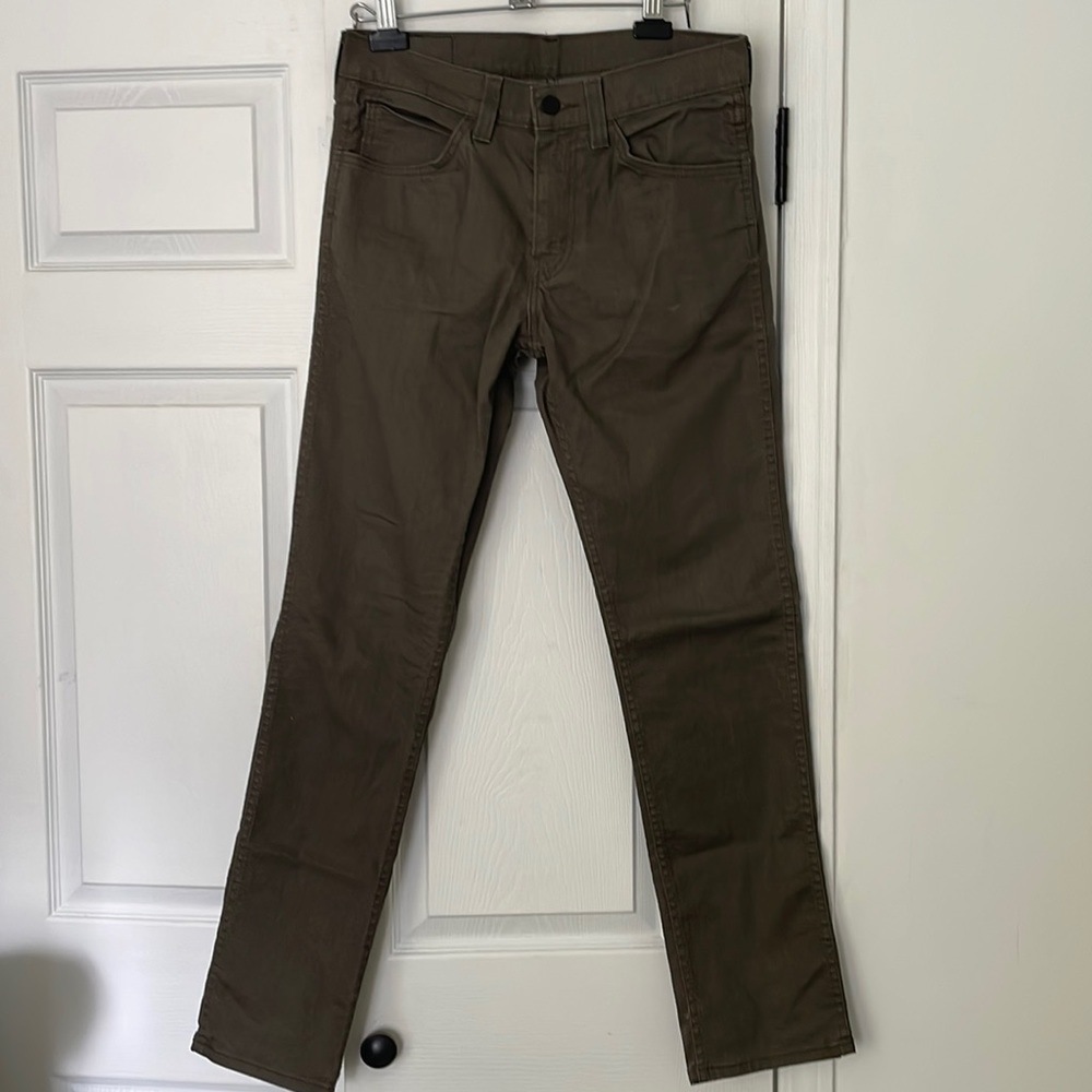 511 Levi jeans, color khaki , size w31 , l 32